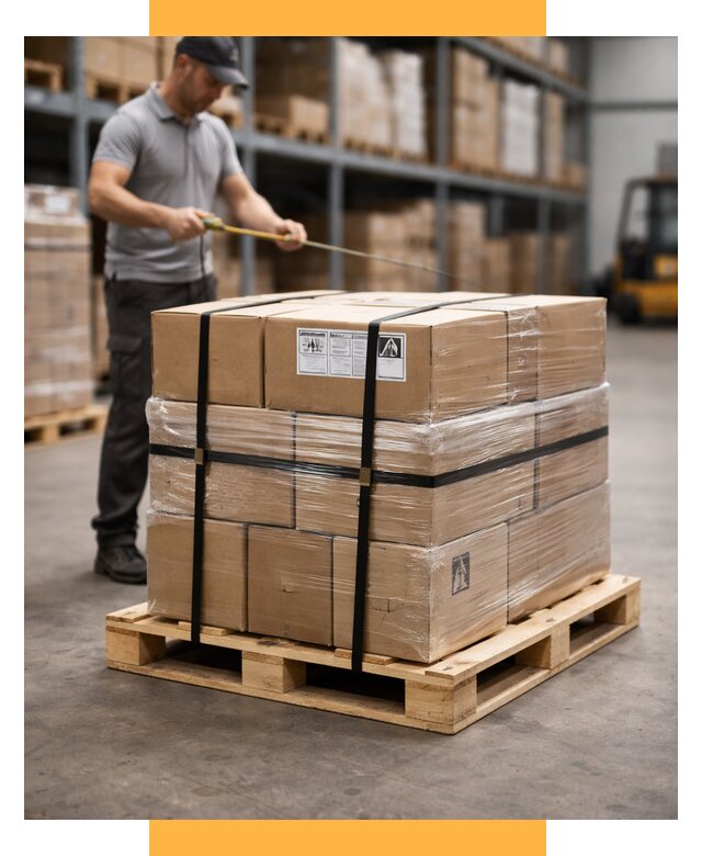 Упаковка и паллетирование грузов от 3636 р. | СетСервис-Свс