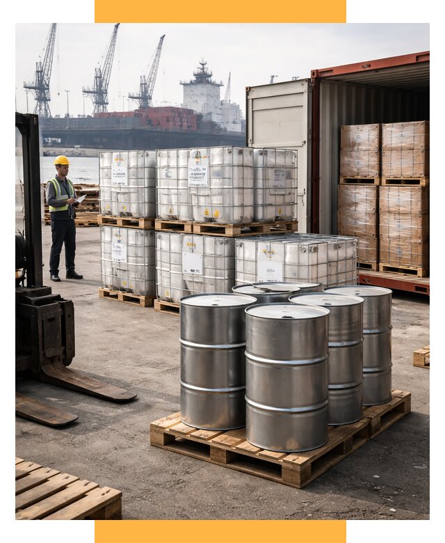 Доставка химического сырья из Индии от 259725 р. | СетСервис-Свс