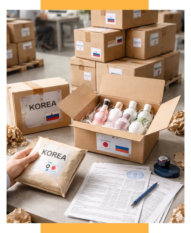 Доставка косметики из Кореи от 8831 р. под ключ | СетСервис-Свс
