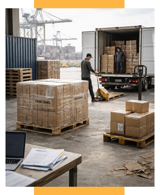 Доставка грузов из Израиля от 15584 р., логистика от СетСервис-Свс