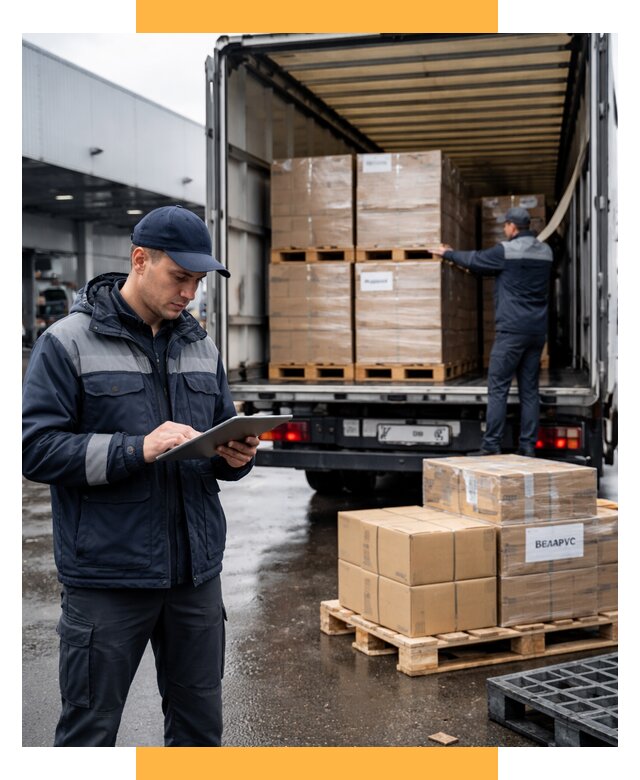 Доставка грузов из Беларуси от 15584 р. логистика СетСервис-Свс