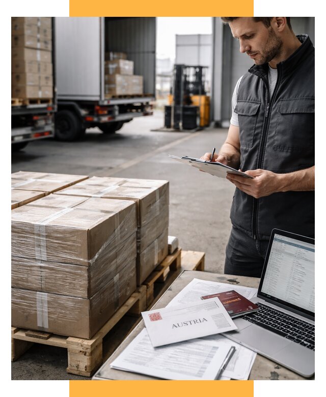 Доставка в Австрию от 67529 р. Логистика и экспорт СетСервис-Свс