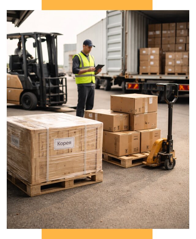 Доставка грузов в Корею из России от 36362 р. | СетСервис-Свс