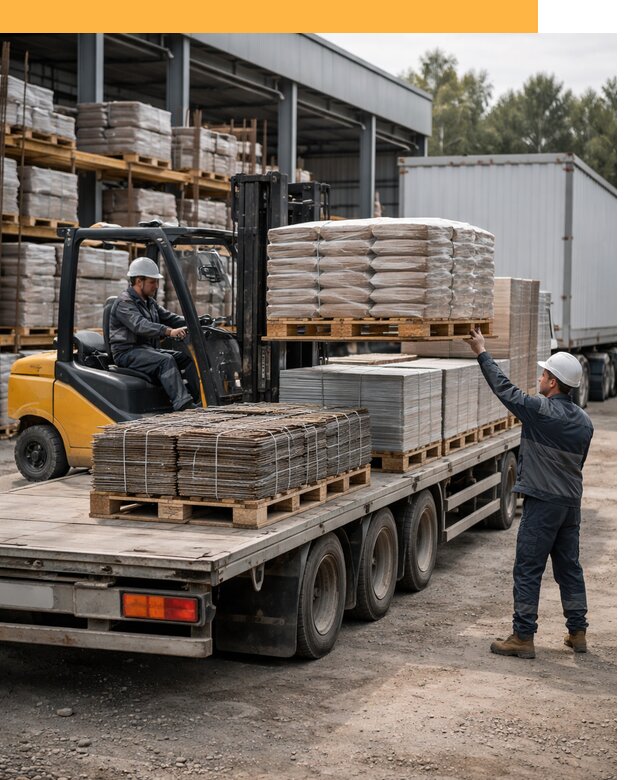 Перевозка строительных материалов по миру от 5714 руб