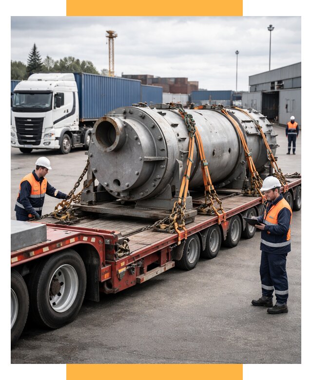 Перевозка тяжеловесных грузов под ключ от 155835 р. | СетСервис-Свс