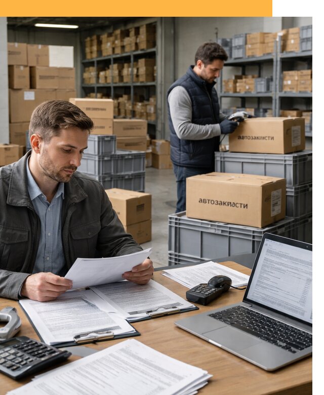 Таможенное оформление автозапчастей по выгодным тарифам от 8831