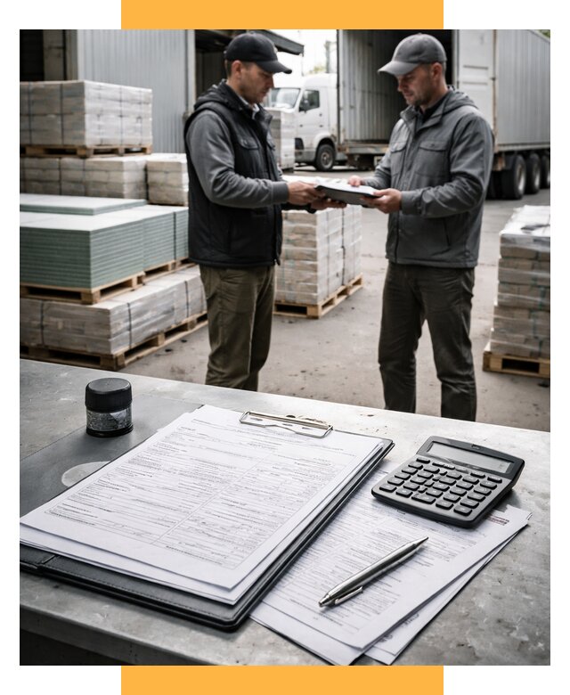 Таможенное оформление стройматериалов от 8831 р. | СетСервис-Свс